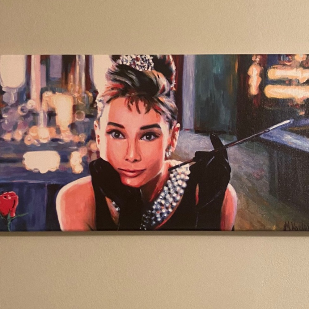 Audrey Hepburn Canvas Painting